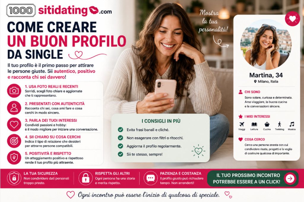 Come creare un buon profilo da single