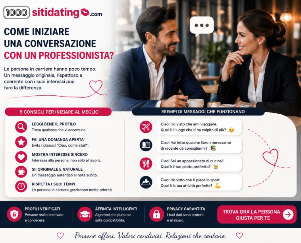 Come iniziare una conversazione con un professionista