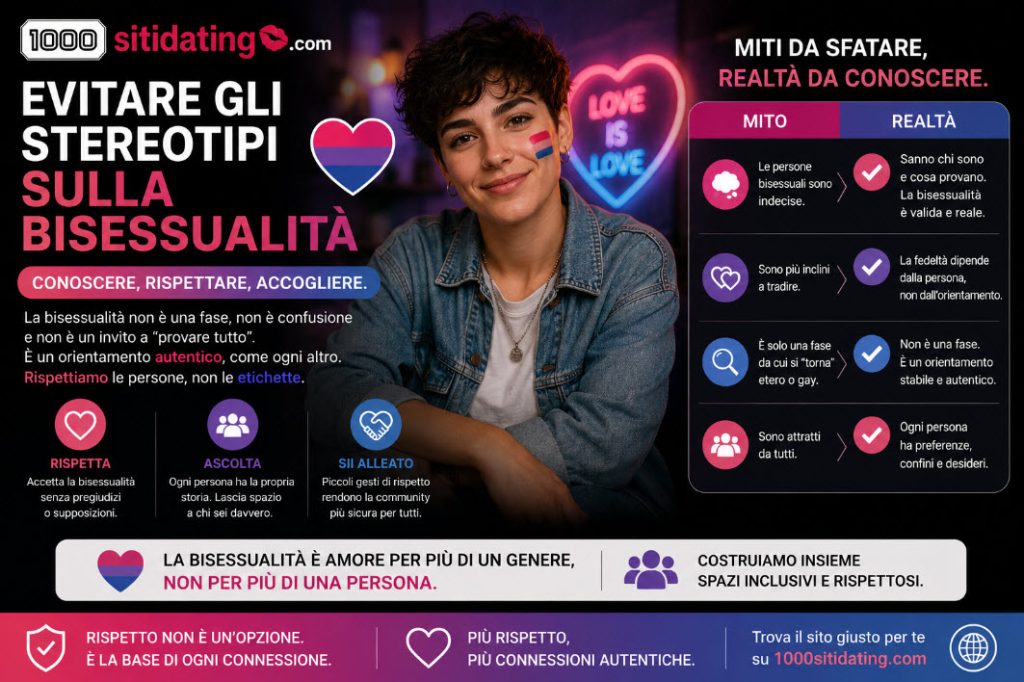 Evitare gli stereotipi sulla bisessualità