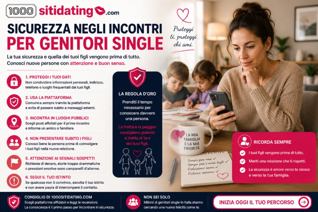 Sicurezza negli incontri per genitori single