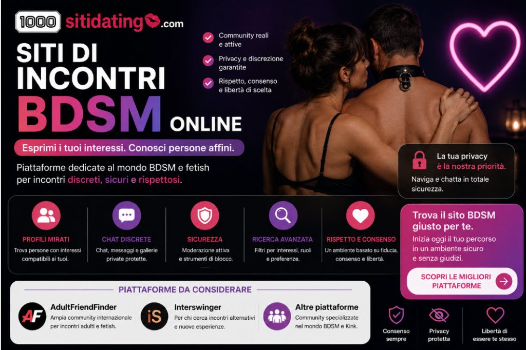 siti di incontri bdsm