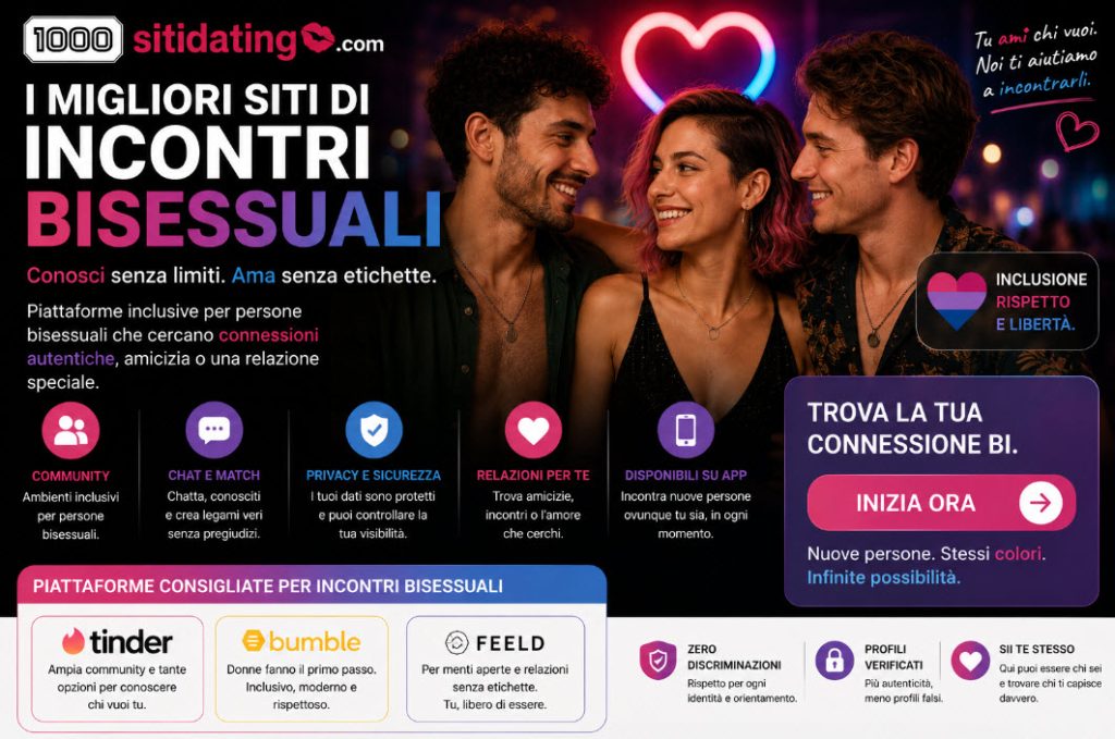siti di incontri bisessuali
