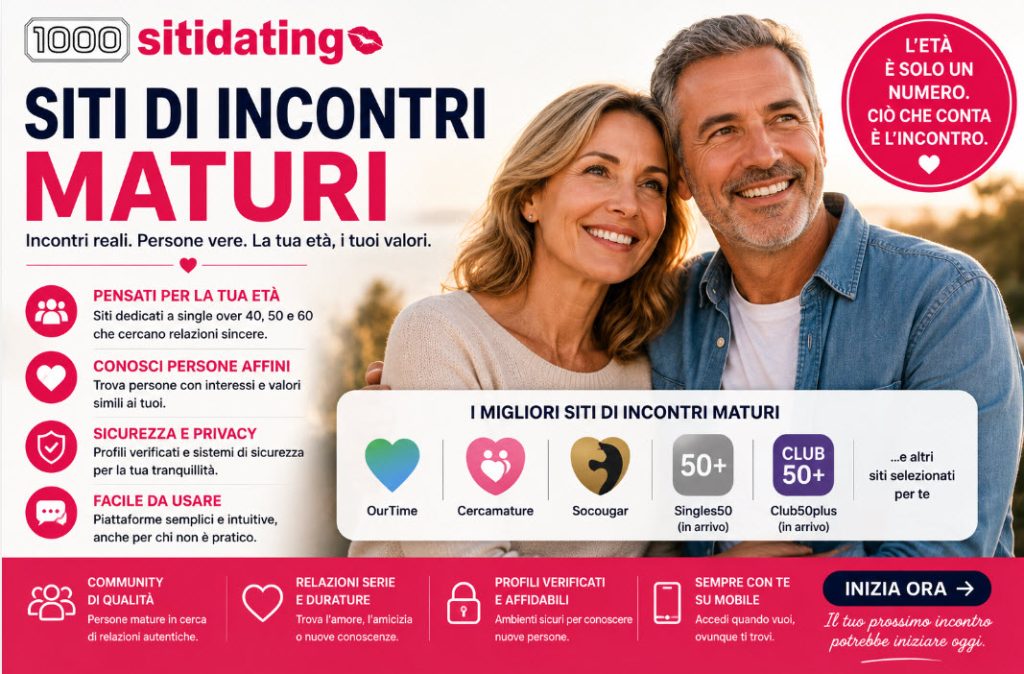 siti di incontri maturi